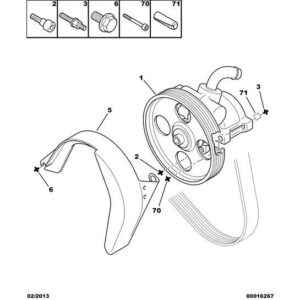Citroen Xsara 2000-2004 Petrol Pump Pulley Housing