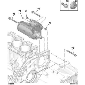Citroen Berlingo 2018-2021 Diesel Starter-Motor New