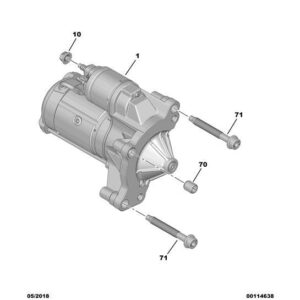 Citroen C5 Air Cross 2018-2021 Diesel Starter-Motor New