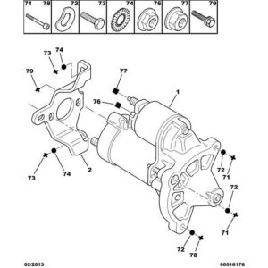 Citroen Xsara 2000-2004 Petrol Starter-Motor New