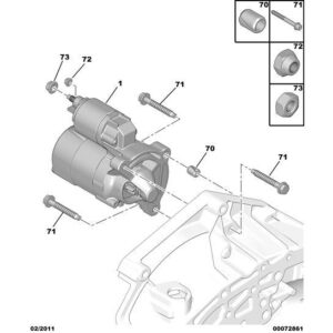 Citroen Saxo 1996-2004 Starter Motor New