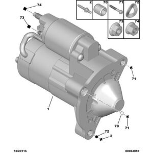 Citroen C8 2002-2008 Petrol Starter-Motor New