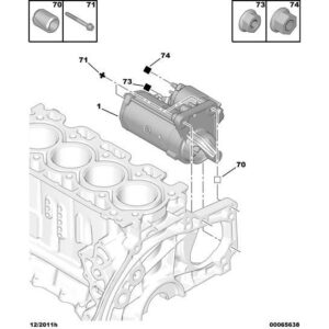 Citroen C2 2007-2009 Diesel Starter-Motor New