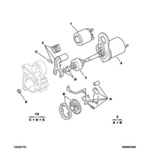 Citroen C3 2002-2005 Petrol Starter Motor Repair Kit