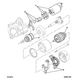 Citroen Berlingo 2008-2012 Diesel Starter Motor Solenoid