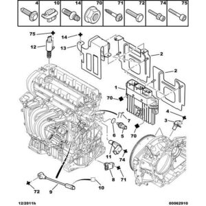 Citroen C5 2004-2008 Petrol Engine Knock Detector