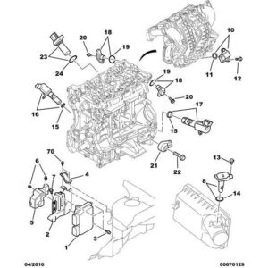 Citroen C-Crosser 2007-2012 Petrol Engine Knock Detector