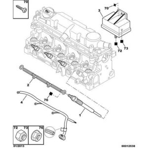 Citroen C5 2001-2004 Diesel Preheating Plug
