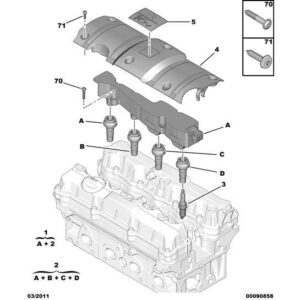 Citroen C2 2003-2007 Petrol Engine Spark-Plug