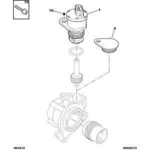 Citroen C3 2002-2005 Petrol Speed Sensor