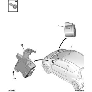 Citroen C1 2005-2009 Petrol Aerial