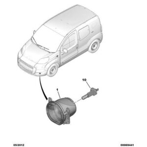 Citroen Nemo 2008-2015 Petrol Fog Headlight