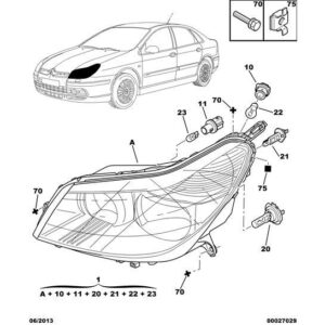 Citroen C5 2004-2008 Diesel Bulb