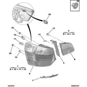 Citroen C8 2002-2008 Petrol Bulb