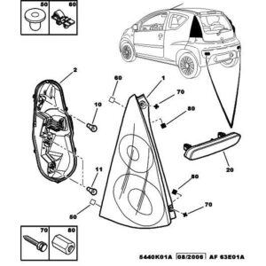 Citroen DS3 2010-2022 Petrol Lamp 21W