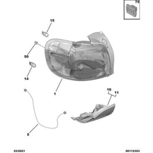 Citroen C3 Air Cross 2017-2021 Petrol Bulb