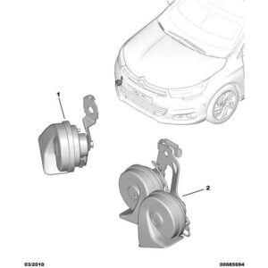Citroen DS4 2010-2021 Diesel Horn