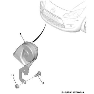Citroen DS3 2010-2022 Petrol Horn
