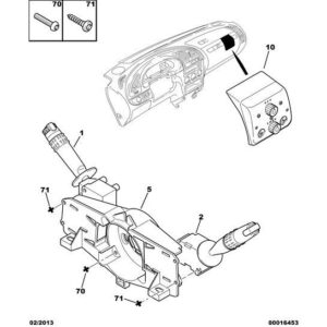 Citroen Xsara 2000-2004 Petrol Signalling Control Switch
