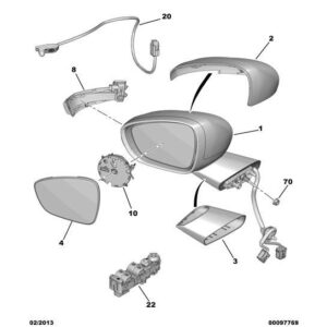 Citroen DS5 2011-2021 Petrol Side Flash-Unit