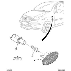 Citroen C3 2002-2005 Petrol Side Flash-Unit