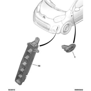 Citroen C3 2002-2005 Petrol Side Flash-Unit Front