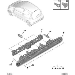 Citroen C1 2005-2009 Diesel Bulb Holder