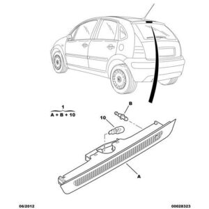 Citroen C3 2002-2005 Petrol Supplementary Stop Light