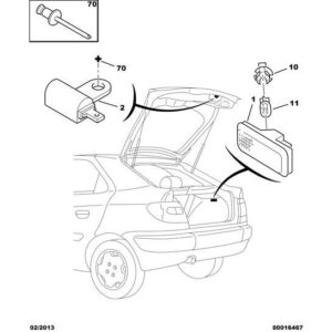 Citroen Xsara 2000-2004 Petrol Lamp
