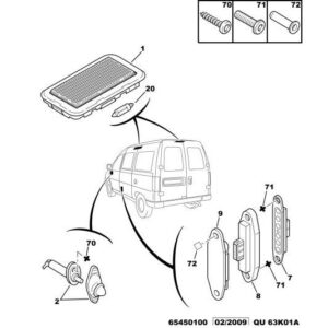 Citroen Dispatch 1994-2006 Diesel Doors Switch Closer