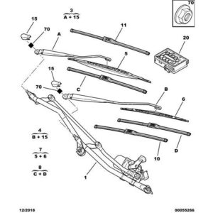 Citroen C3 2005-2009 Petrol Rain Sensor