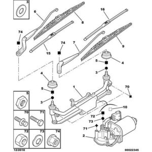Citroen Dispatch 1994-2006 Diesel Windscreen Wiper Blade