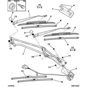 Citroen Xsara 2000-2004 Petrol Windscreen Wiper Blade