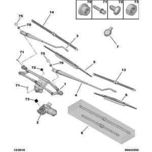 Citroen C5 2001-2004 Diesel Flat Wiper Blade