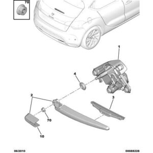 Citroen DS4 2010-2021 Diesel Window Wiper Blade-Holder
