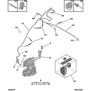 Citroen C5 2004-2008 Petrol Window Washer Reservoir