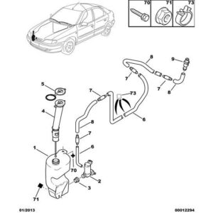 Citroen Xsara 2000-2004 Petrol Window Washer Pump
