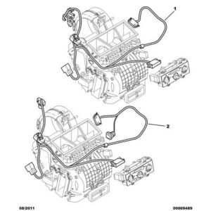 Citroen C2 2003-2007 Petrol Heater Harness