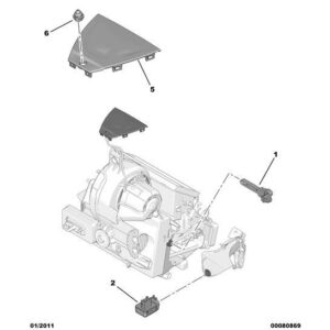 Citroen DS3 2010-2022 Petrol Internal Air Temperature Probe