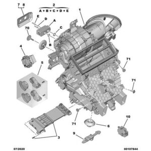 Citroen C3 2015-2021 Diesel Air Reheating Resistance