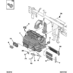 Citroen DS5 2011-2021 Petrol Water Pipe