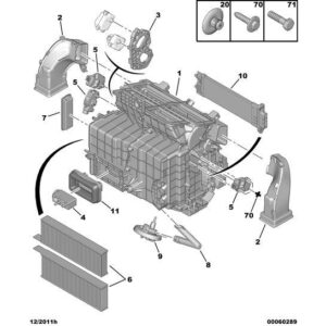 Citroen Berlingo 2015-2018 Petrol Water Evacuation Box
