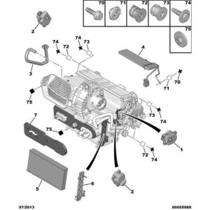 Citroen C5 2004-2008 Diesel Passeng Compart Carbon Filter