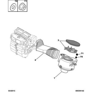 Citroen Saxo 1996-2004 Blower Motor Heater Air Puller