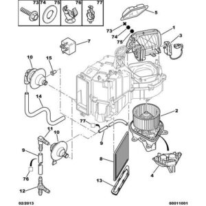 Citroen Xsara 2000-2004 Petrol Air Conditioner Reduction Gear