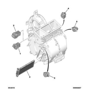 Citroen C4 2008-2010 Diesel Air Conditioner Reduction Gear