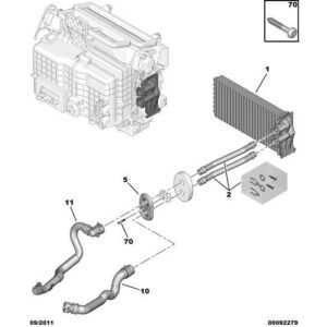 Citroen DS5 2011-2021 Petrol Car Heater