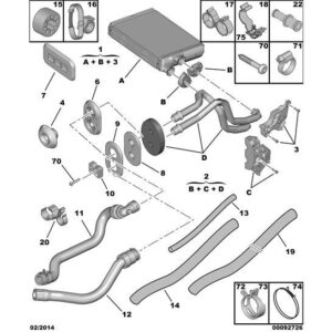Citroen DS3 2010-2022 Petrol Pipe Set