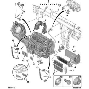 Citroen Berlingo 2012-2015 Diesel Heater Channel Plug