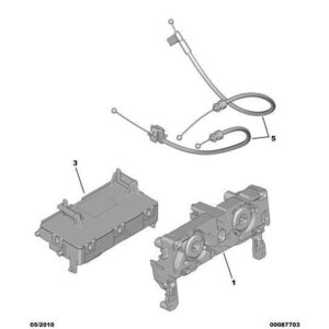 Citroen C4 2010-2013 Petrol Heater/Ventilation Control